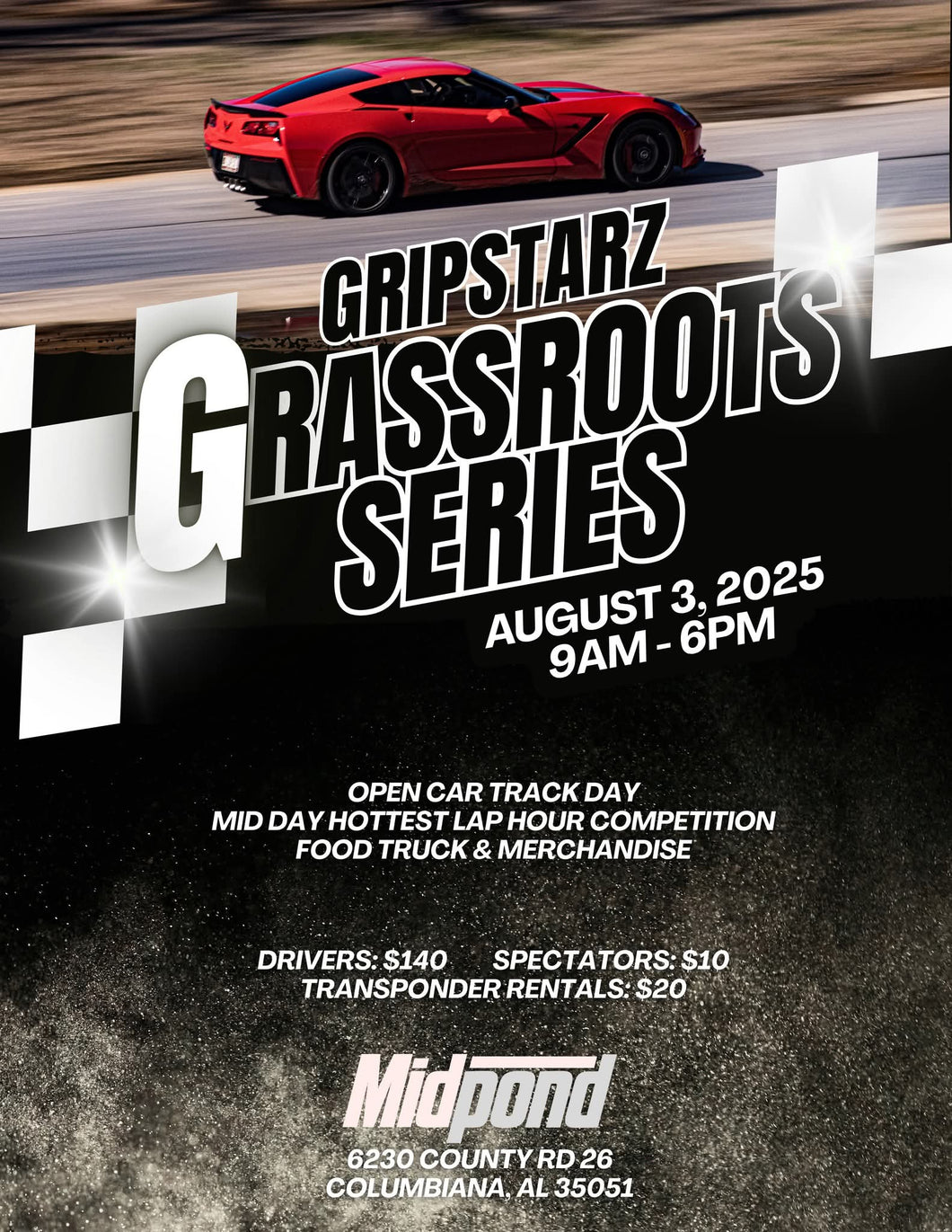 Grassroots Series Event 5 - Aug 3rd